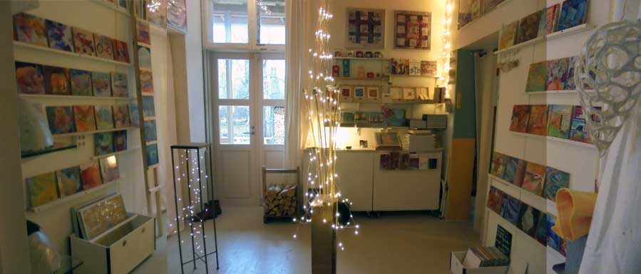 entrance gallery during exhibition CHRISTMAS 2018