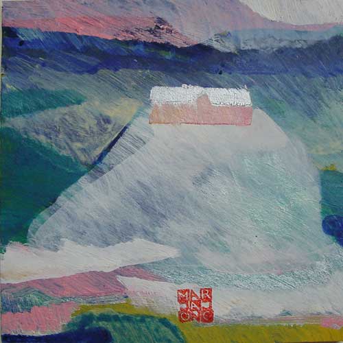 Marja de Jong, acrylic paint series Saksala on the Rock 5