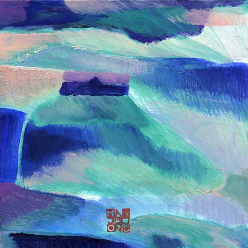 Marja de Jong, acrylic paint series Saksala on the Rock 47